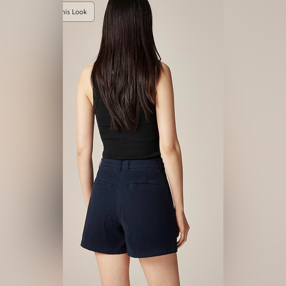 J.Crew 4" heritage chino short in navy - Picture 3 of 6